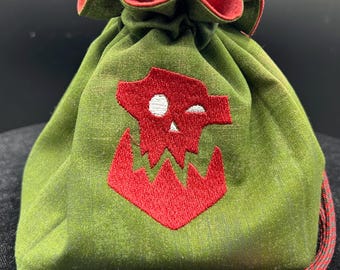 3d Wargames Boss Ork Dice Bag