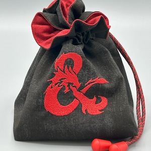 Dungeons and Dragons Dice Bag Black