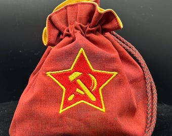 Historic Axis and Allies U.S.S.R.  Dice Bag