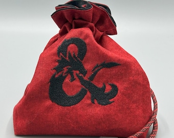 Dungeons and Dragons Dice Bag Red