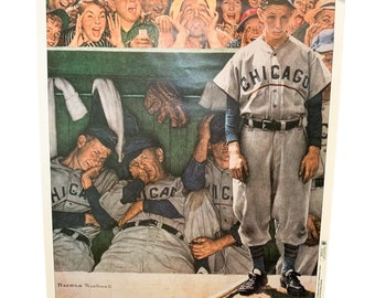 Kellogg’s Bran Flakes Baseball 4 Posters of Saturday Evening Post Covers