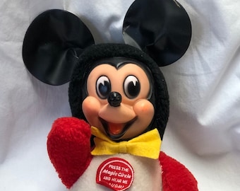Mickey Mouse Very Old 'Press The Magic Circle And Hear Me Laugh!'