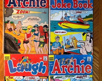 5 Archie Comics: Sept. 1966 No. 167, Oct. 1969 No. 141, Nov. 1969 No. 224, Sept. 1969 No. 194 And The Rare 1981 Date Book