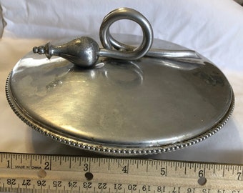 B.W. Buenilum Aluminum Serving Dish With Looped Handled Cover