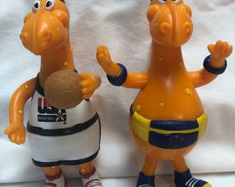 1991 & 1992 Kraft Macaroni and Cheese Sport Dinosaurs