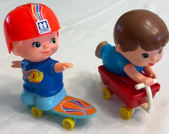 Wind up Monkey the Sheriff Tin Litho Toy Vintage 1960s Japan Works