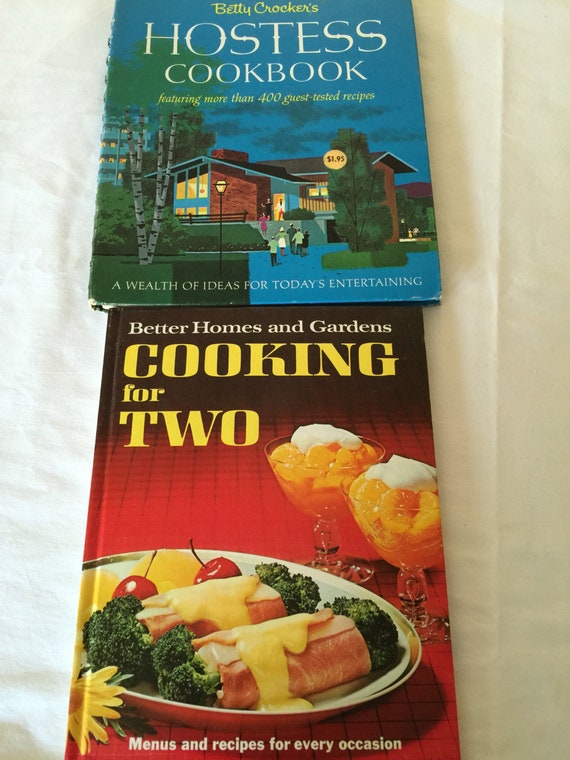 Set Of 2 Cookbooks 1968 Better Homes And Gardens Cooking For Etsy