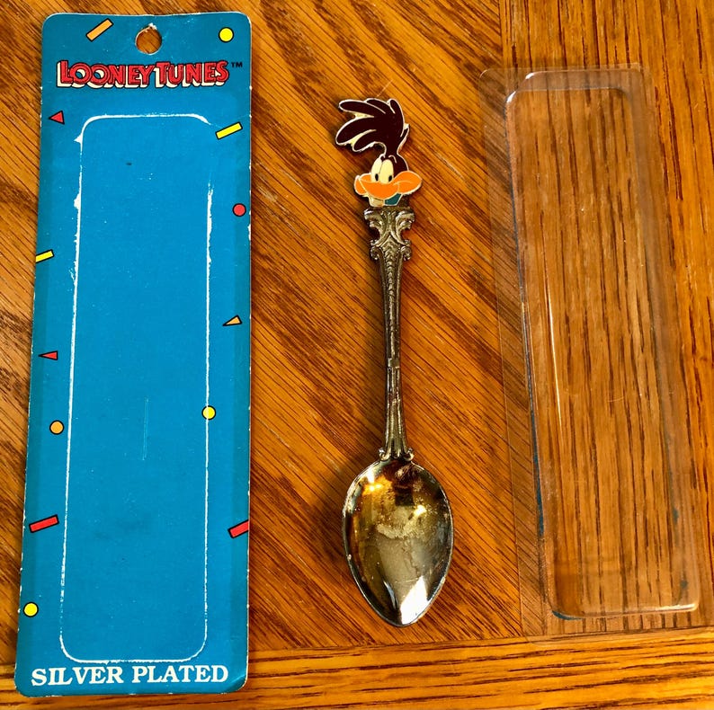 Looney Toons Very Rare ROAD RUNNER 1991 Warner Bros Collector Spoon! - Etsy
