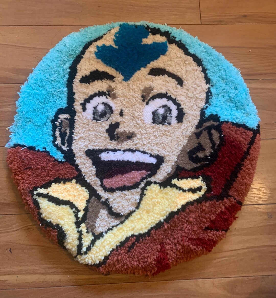 Handmade Tufted Aang Rug: Avatar the Last Airbender Fan Art - Etsy