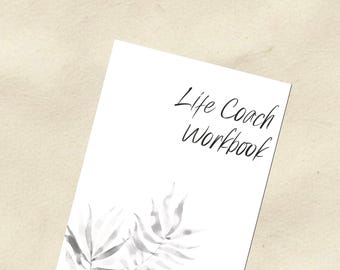 Life Coaching Workbook | Personal Growth and Goal Setting Planner | Self Awareness, Habits, Mindset and Manifestation | PDF