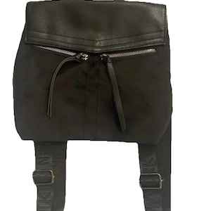 botkier mini backpack Botkier New York Trigger Mini Backpack Black Faux Leather/nylon