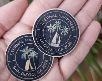 Eternal Happiness 2026 Convention Buttons Pins JW Jehovah's Witness Convention Gift San Diego CA