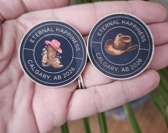 Eternal Happiness 2026 Convention Buttons Pins JW Jehovah's Witness Convention Gift Calgary AB Canada