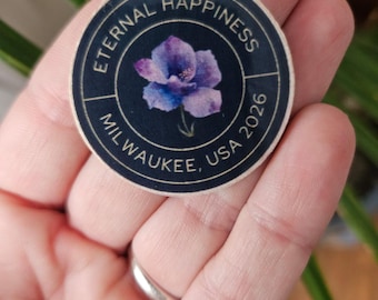 Eternal Happiness 2026 Convention Buttons Pins JW Jehovah's Witness Convention Gift Milwaukee