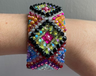 The Not-So-Basic Geometry Bangle - Multi-colored