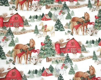 susan winget fabric christmas fabric winter fabric by the yard quilting sewing fabric horse barn fabric novelty fabric country fabric - Christmas Horse Yard Decorations susan winget fabric christmas fabric winter fabric by the yard quilting sewing fabric horse barn fabric novelty fabric country fabric - Christmas Horse Yard Decorations