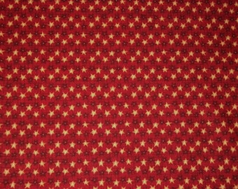 1//2 YARD 4 QUILTING FOURTH OF JULY FABRIC RED~WHITE~BLUE OWLS~HOT AIR BALLOONS