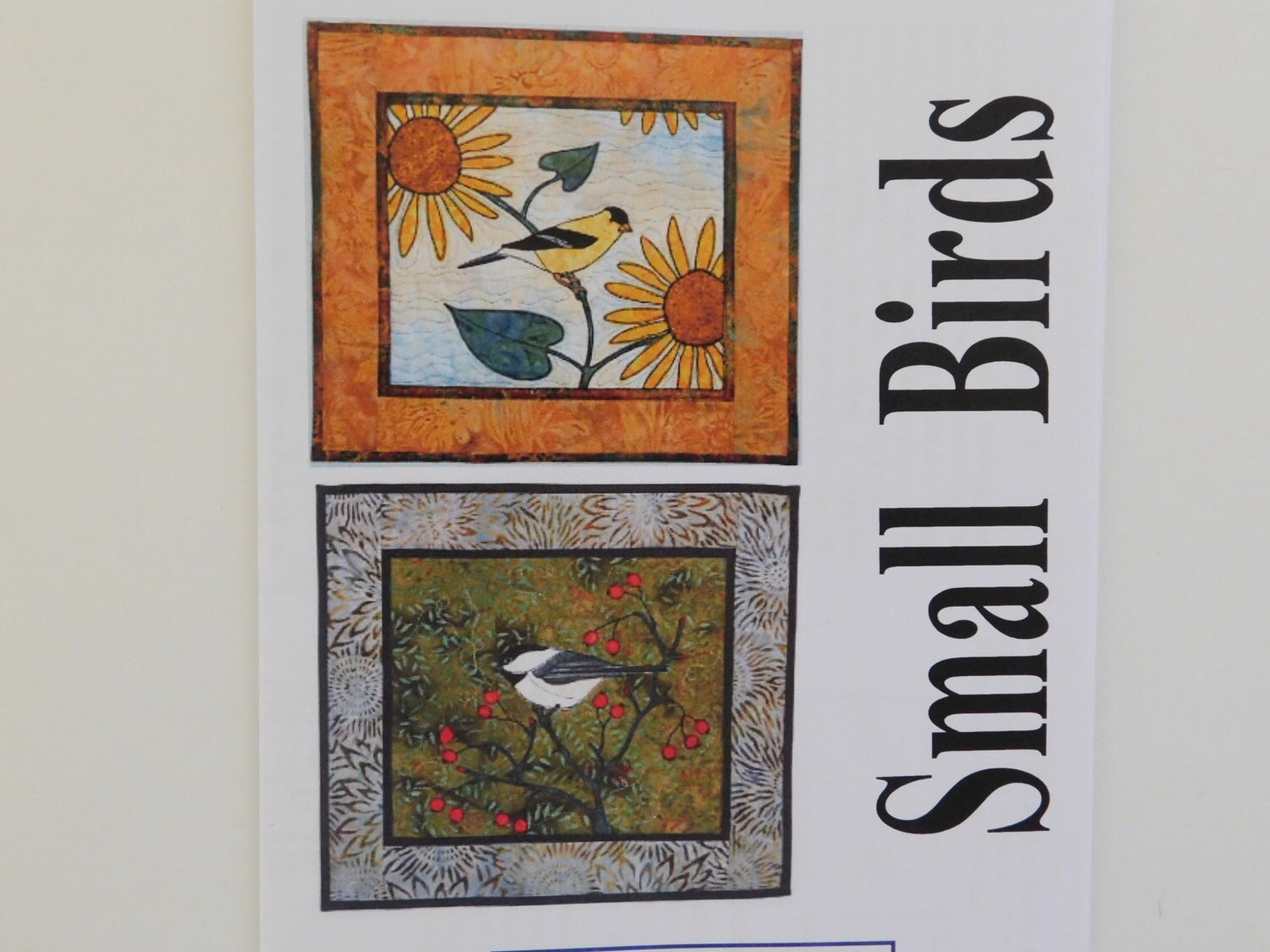 Quilt Pattern Wall Hanging Pattern Applique Pattern Bird Etsy