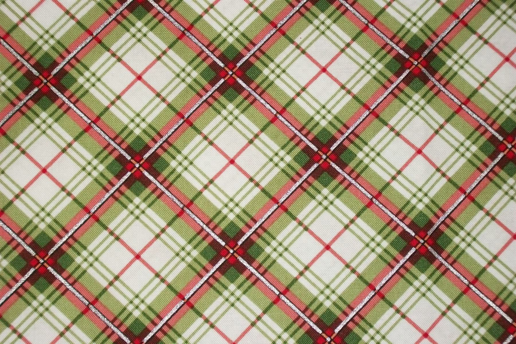 Plaid Fabric Christmas Fabric Holiday Fabric By The Yard Etsy