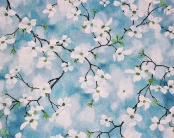 Flower Fabric, Spring Fabric, By The Yard, P&B Textiles, Quilting Fabric, Craft Sewing Fabric, Novelty Fabric, Floral Fabric, Cottage Chic