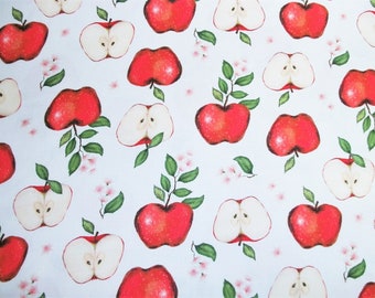 Fruit Fabric, Apple Fabric, Country Fabric, By The Yard, Windham Fabrics, Quilting Sewing Fabric, Novelty Fabric, Summer Garden Fabric