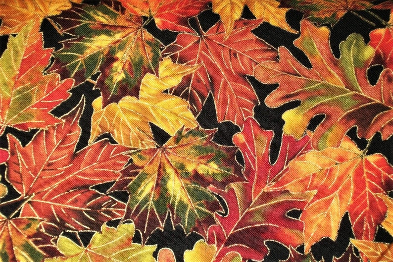 Fall Fabric, Fall Leaf Fabric, By The Yard, Timeless Treasure, Autumn Leaves, Quilting Crafting Sewing Fabric, Novelty Fabric, Autumn Fabric image 3