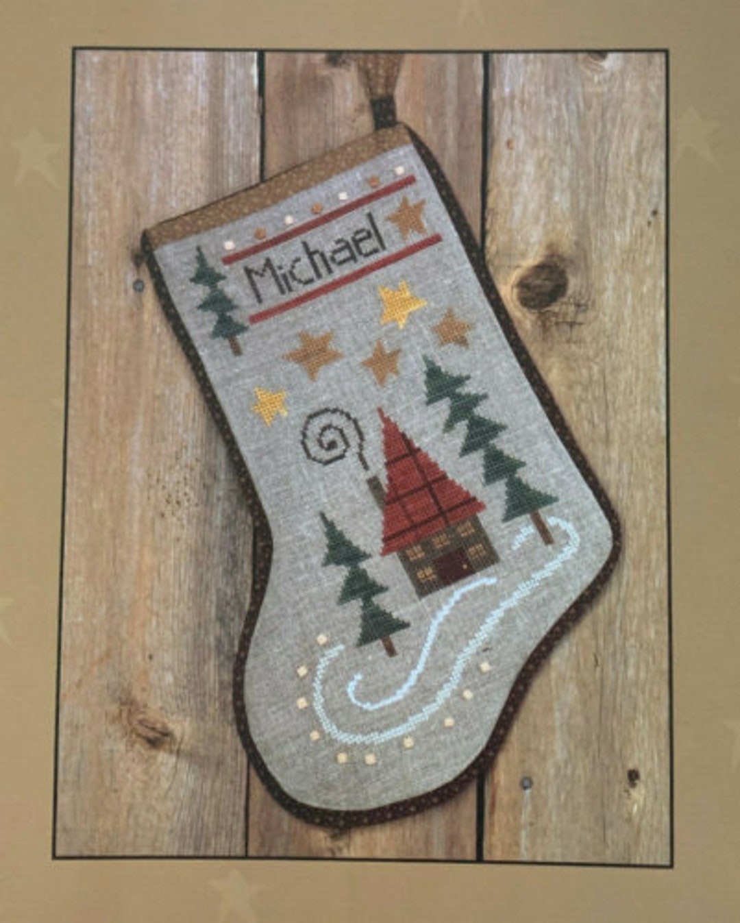 Cross Stitch Pattern, Christmas Stocking Pattern, Christmas Cross