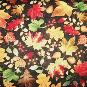 Fall Fabric, Fall Leaves, By The Yard, Timeless Treasurers, Autumn Leaves, Quilting Crafting Sewing Fabric, Novelty Fabric, Autumn, #CD3515