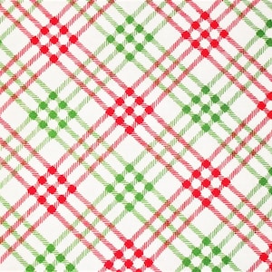 Plaid Fabric, Christmas Fabric, Holiday Fabric, By The Yard, Riley Blake, Accent Fabric, Sewing Quilting Crafting Fabric,  Winter Fabric
