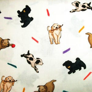 Dog Fabric, Puppy Fabric, By The Yard, Michael Miller, Quilting Fabric, Craft Sewing Fabric, Novelty Fabric, Animal Fabric, Dog Lover