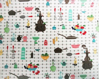 Kitchen Fabric, Country Fabric, By The Yard, Riley Blake, Quilting Sewing Fabric, Novelty Fabric, Farm Fabric, Farmhouse Fabric, Baking