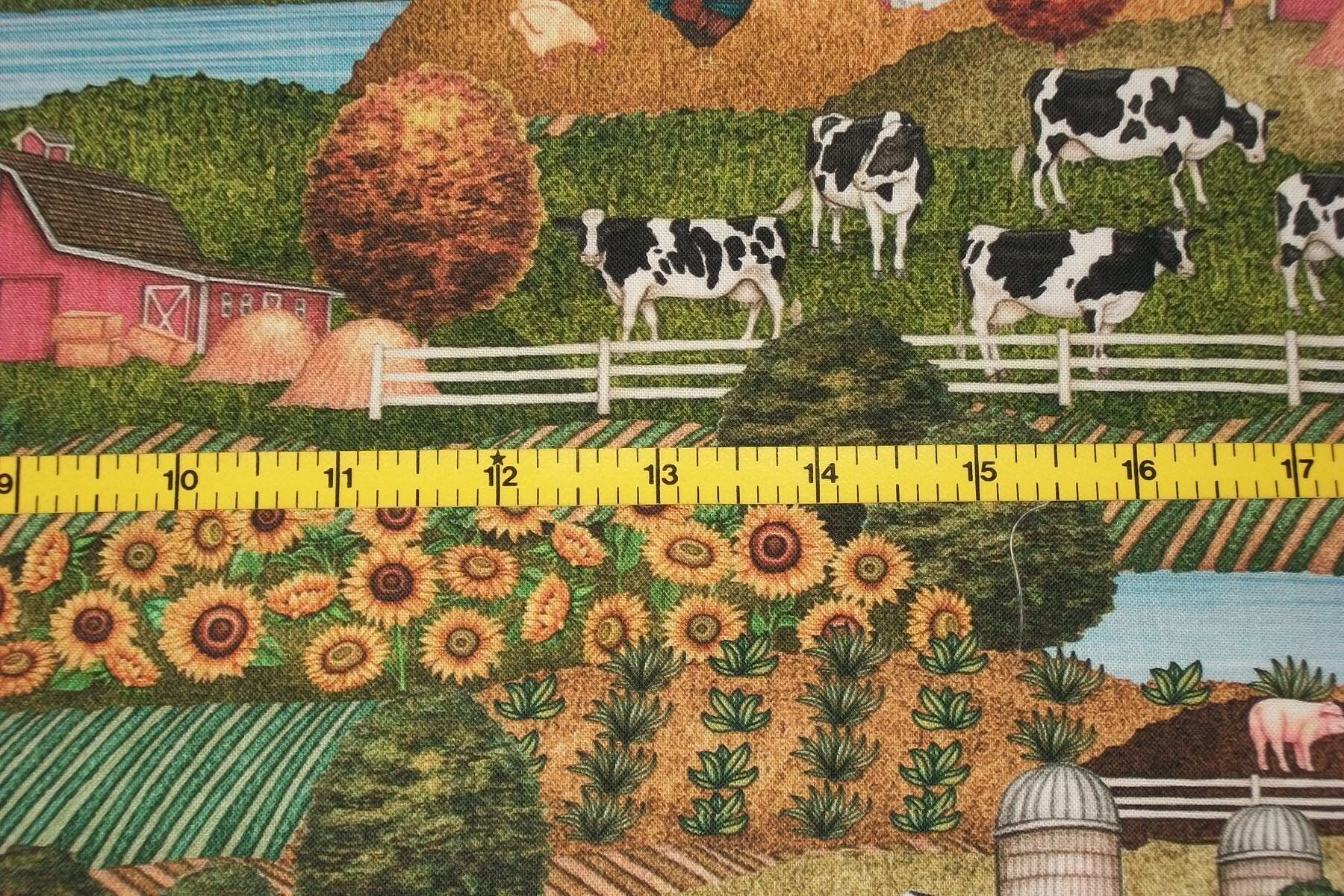 Country Fabric Barn Fabric by the Yard QT Fabrics Farm Etsy