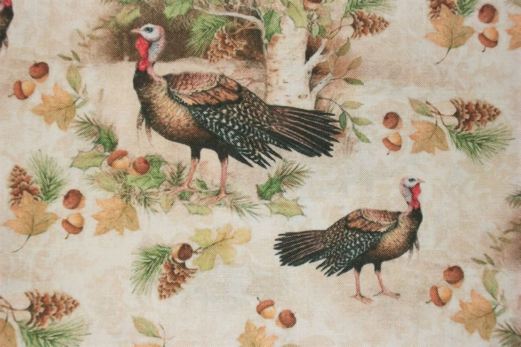 Susan Winget Fabric Turkey Fabric By The Yard Fall Fabric Etsy