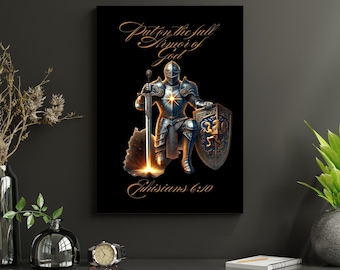 Armor of God Christian PNG, Ephesians 6:11 PNG, Full Armor of God Digital Download, Christian Warrior Shirt Sublimation Design