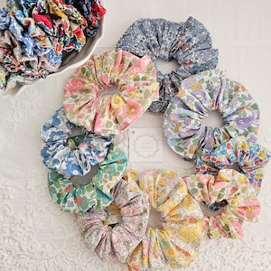 Rouje Floral Scrunchie in Blue and Purple Rouje Accessories for Women on Sale up to 90% Off: Poshmark main image 3