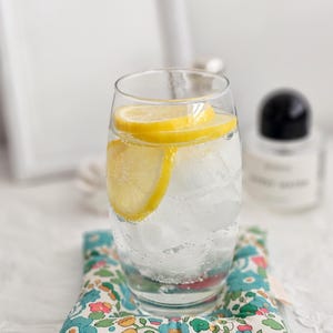 Organic Cotton Quilted Coaster | Reversible Liberty Fabric Floral Drink Mat