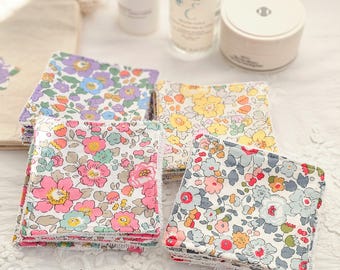 Stora återanvändbara Liberty-ansiktspads (10 cm) | Sminkborttagningsservetter i bambu | Zero Waste Hudvård