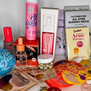 Teen Girly Box: Preppy,Clean Girl, Coquette, Self Care Makeup Accessories (Personalized Label)! image 8