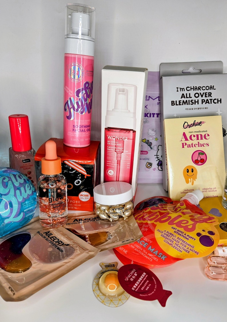 Teen Girly Box: Preppy,Clean Girl, Coquette, Self Care Makeup Accessories (Personalized Label)! image 8