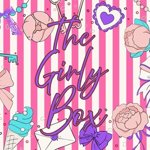 Teen Girly Box: Preppy,Clean Girl, Coquette, Self Care Makeup Accessories (Personalized Label)! image 14