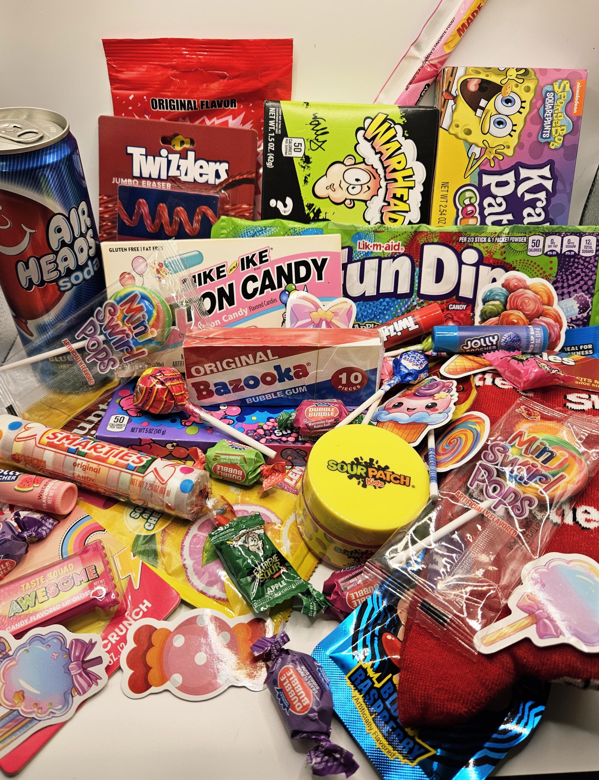 The Candy Girl Box: Filled With Assorted Candies and Gums, Novelty ...