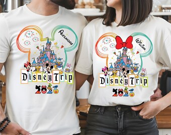 Custom Disney 2026 Shirt, 2026 Disney Tees, Disneyworld Shirts, Disney Trip Shirts, Disney Family Matching Shirt, Disney Vacation T-Shirt
