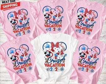Custom Disney Cruise Family Vacation 2026 Shirt, Disney Cruise Group Shirt, Disney Shirt, Disney Pirate Shirt, Family Matching Cruise Shirts