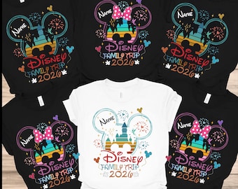 Custom Disney Trip 2026 Shirt, Disney Trip Shirt, Disney Family Vacation Shirt, Disney Family Matching Shirt, Disney World Family Shirt 2026