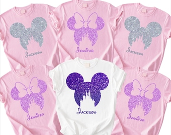 Disney Minnie And Mickey Sketch Shirts, Disney Family Shirt, Matching Family Shirts, Minnie And Mickey Head Sketch Shirts, Disneyland Trip