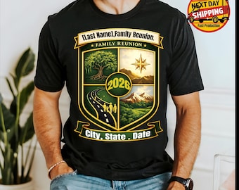 Custom Family Reunion Shirt 2026, Personalized Family Crest Legacy Tee, Tree of Life Family Trip Shirt, Quality Bella Canvas Shirt