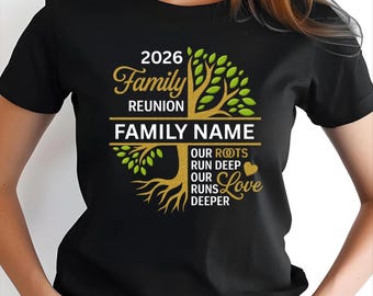 Custom Family Reunion Shirt, Personalized Family Tree
