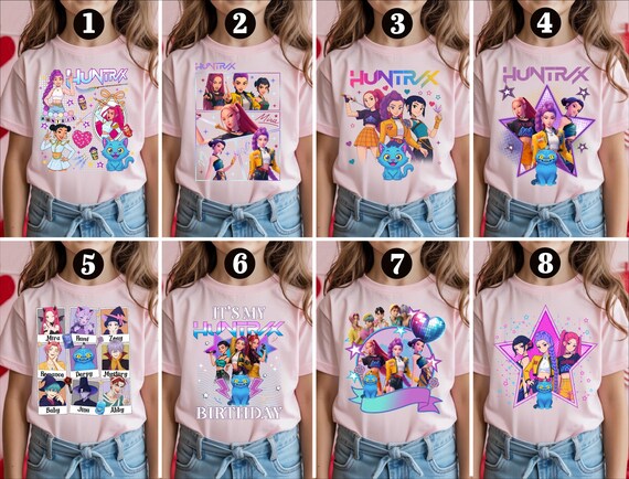 Huntrix Girl Shirt, Manga Anime Tee, Kpop Fan Shirt