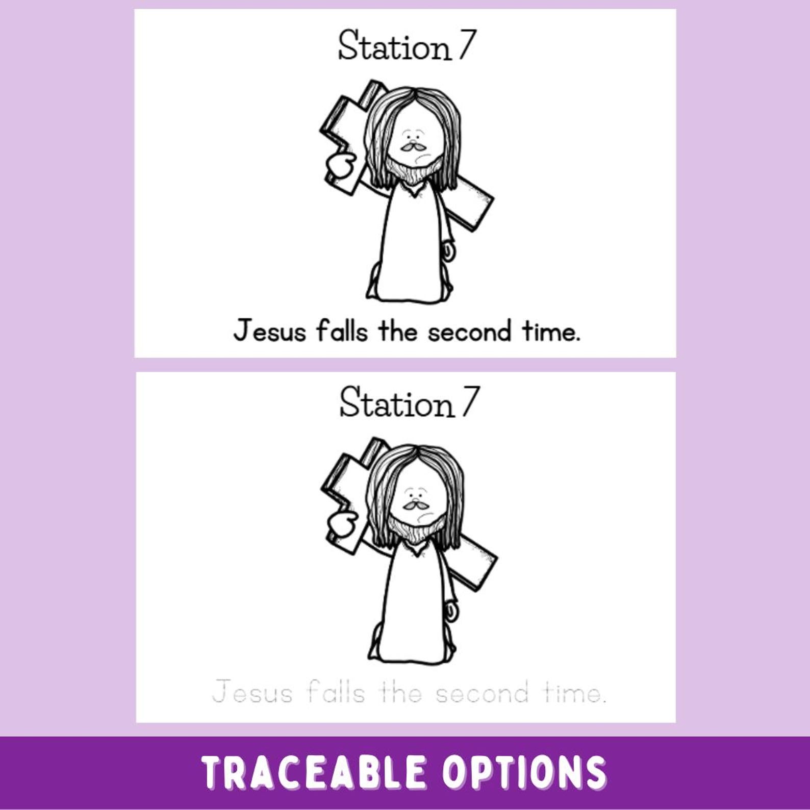 Stations of the Cross Mini Book | Catholic Lent Activity for Elementary ...