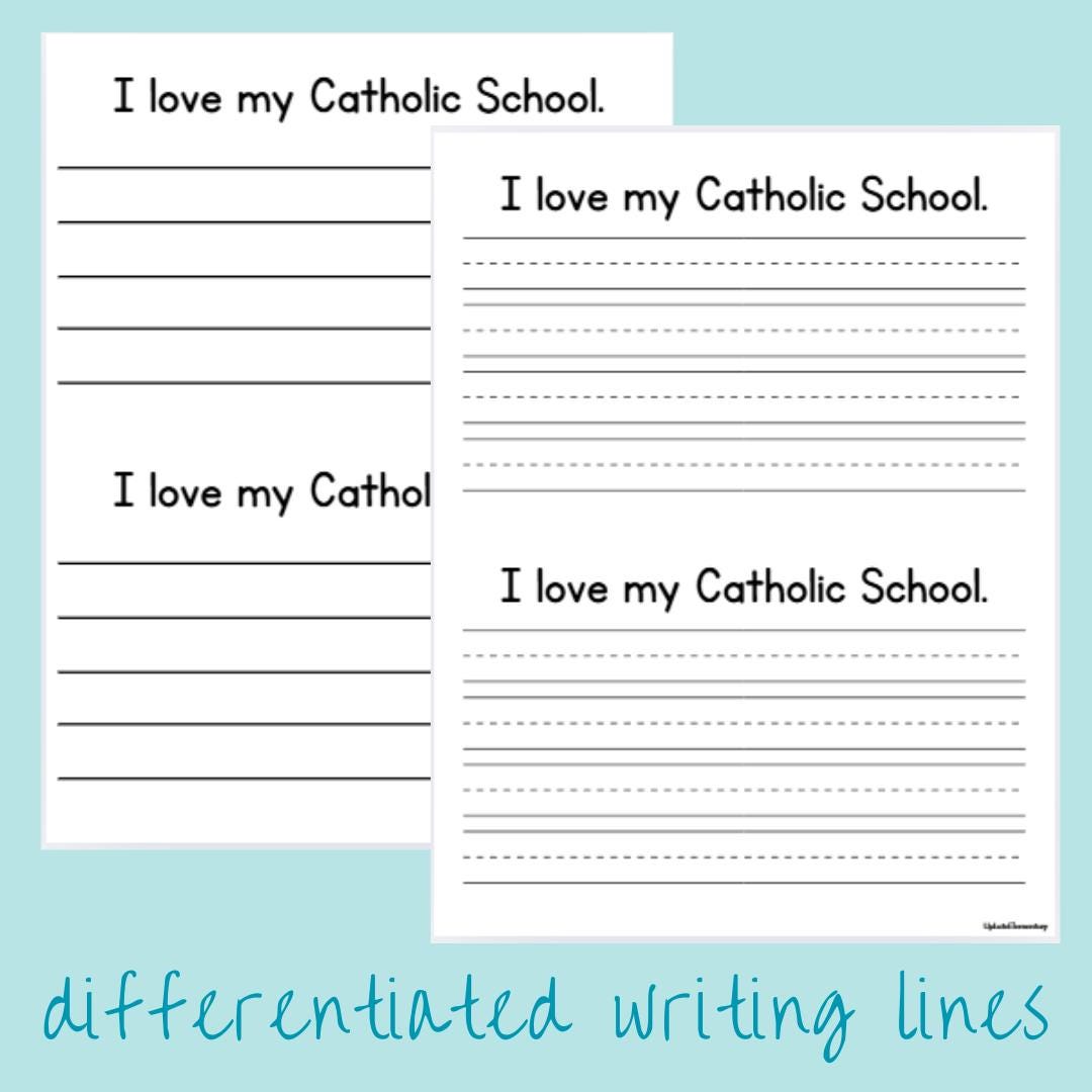 Catholic Schools Week Mini Interactive Activity Book - Etsy